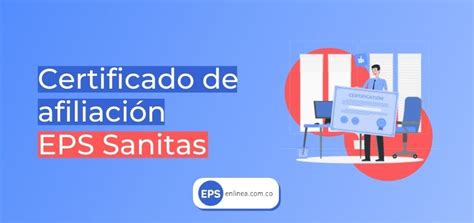 certificado eps sanitas en linea|Certificados de afiliación